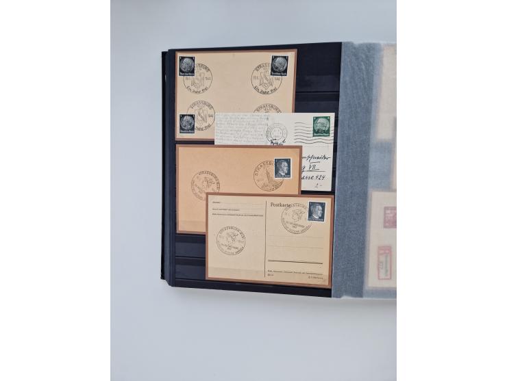 1914/45, ungebraucht/postfrische und gestempelte Sammlung Besetzung I. und II. Weltkrieg, Abstimmungsgebiete, Danzig und Meme