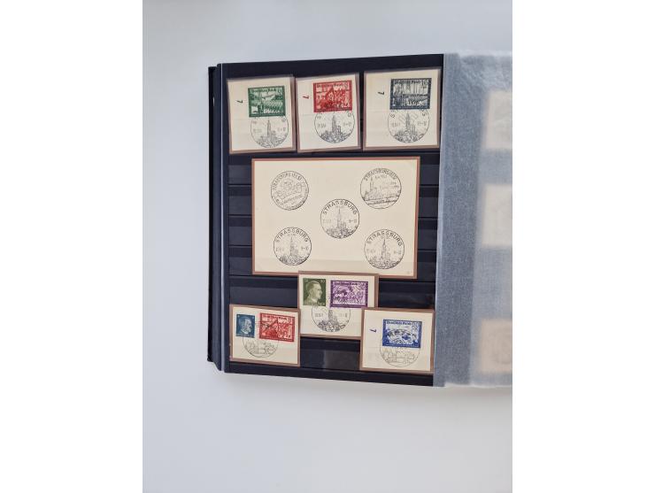 1914/45, ungebraucht/postfrische und gestempelte Sammlung Besetzung I. und II. Weltkrieg, Abstimmungsgebiete, Danzig und Meme