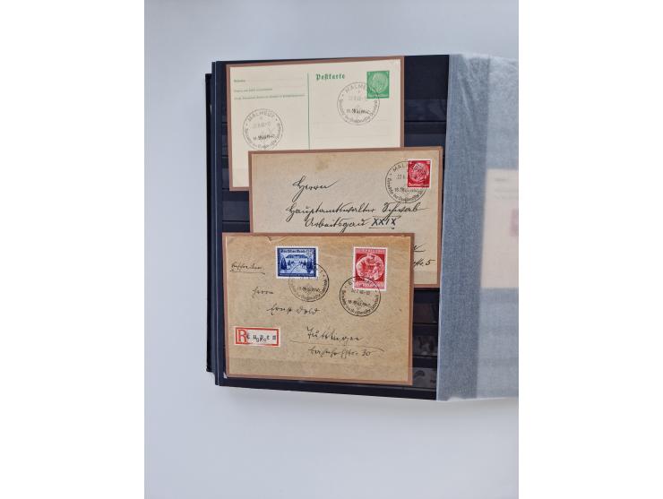 1914/45, ungebraucht/postfrische und gestempelte Sammlung Besetzung I. und II. Weltkrieg, Abstimmungsgebiete, Danzig und Meme