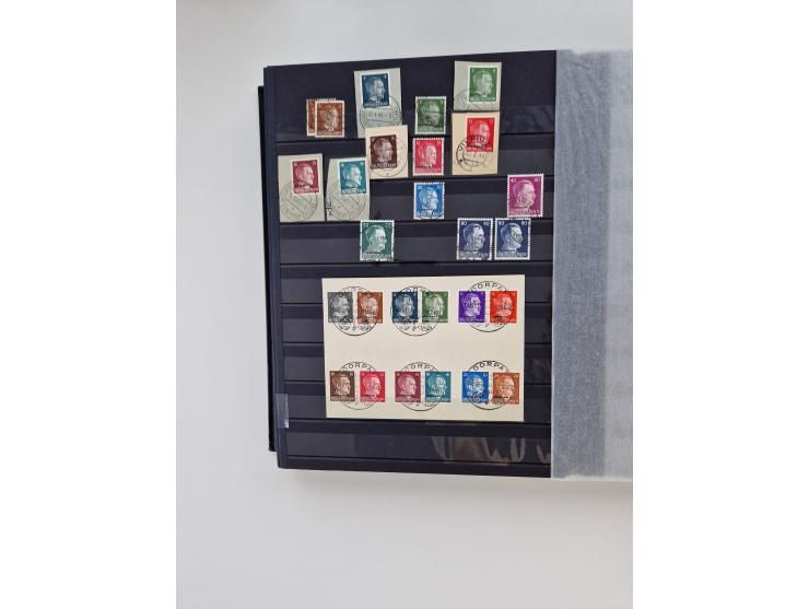 1914/45, ungebraucht/postfrische und gestempelte Sammlung Besetzung I. und II. Weltkrieg, Abstimmungsgebiete, Danzig und Meme