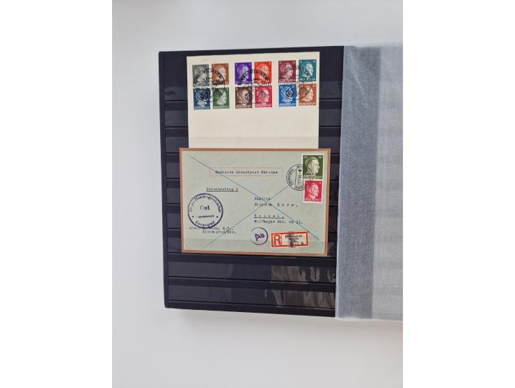 1914/45, ungebraucht/postfrische und gestempelte Sammlung Besetzung I. und II. Weltkrieg, Abstimmungsgebiete, Danzig und Meme