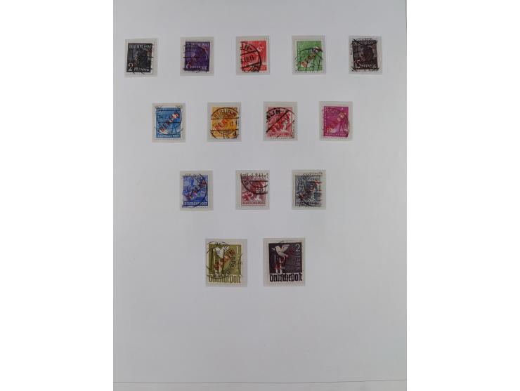 1948/82, in den Hauptnummern kpl. postfrische und zusätzlich gestempelte Sammlung, alle postfrischen Marken bis Mi.-Nr. 74 un