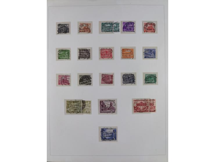 1948/82, in den Hauptnummern kpl. postfrische und zusätzlich gestempelte Sammlung, alle postfrischen Marken bis Mi.-Nr. 74 un