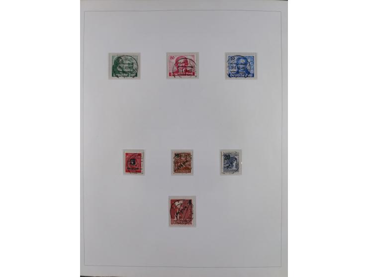 1948/82, in den Hauptnummern kpl. postfrische und zusätzlich gestempelte Sammlung, alle postfrischen Marken bis Mi.-Nr. 74 un