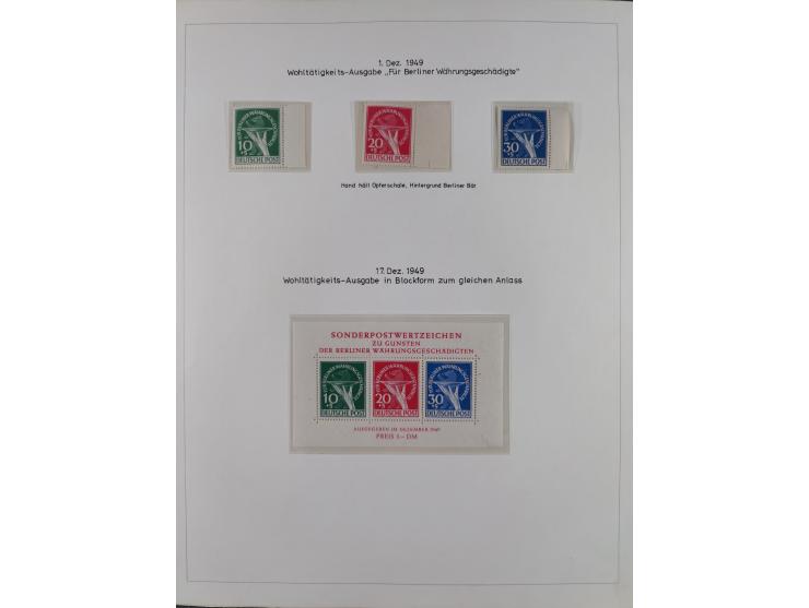 1948/82, in den Hauptnummern kpl. postfrische und zusätzlich gestempelte Sammlung, alle postfrischen Marken bis Mi.-Nr. 74 un