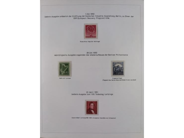 1948/82, in den Hauptnummern kpl. postfrische und zusätzlich gestempelte Sammlung, alle postfrischen Marken bis Mi.-Nr. 74 un