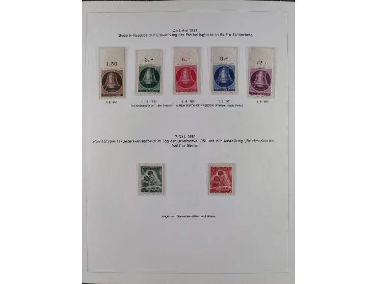 1948/82, in den Hauptnummern kpl. postfrische und zusätzlich gestempelte Sammlung, alle postfrischen Marken bis Mi.-Nr. 74 un