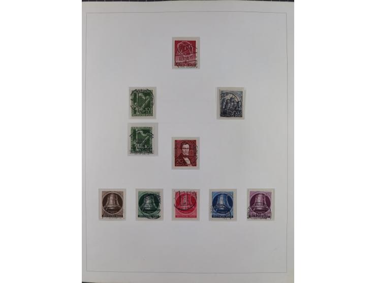 1948/82, in den Hauptnummern kpl. postfrische und zusätzlich gestempelte Sammlung, alle postfrischen Marken bis Mi.-Nr. 74 un