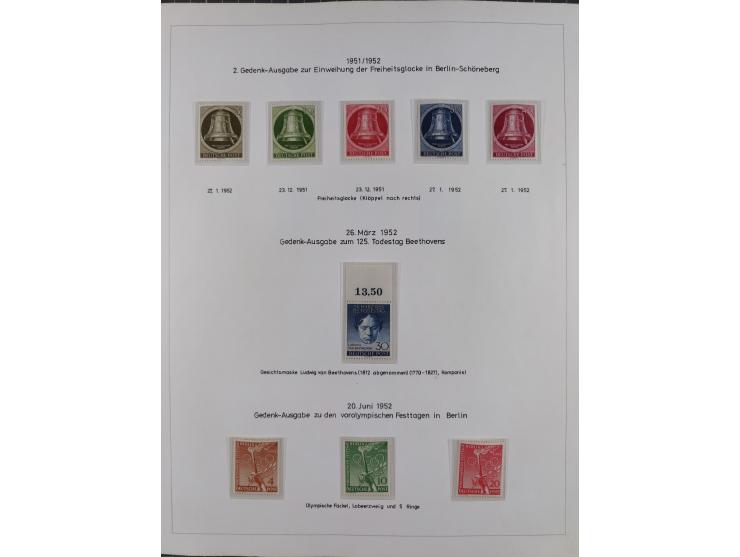 1948/82, in den Hauptnummern kpl. postfrische und zusätzlich gestempelte Sammlung, alle postfrischen Marken bis Mi.-Nr. 74 un