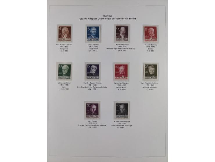 1948/82, in den Hauptnummern kpl. postfrische und zusätzlich gestempelte Sammlung, alle postfrischen Marken bis Mi.-Nr. 74 un