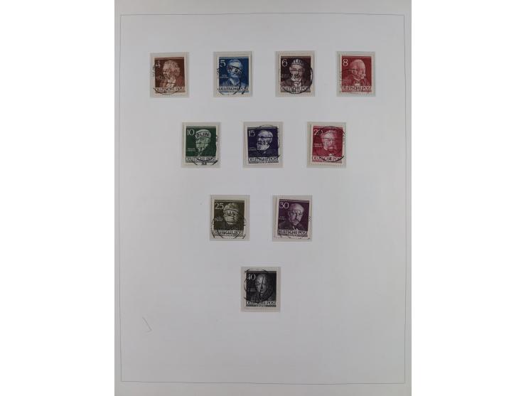 1948/82, in den Hauptnummern kpl. postfrische und zusätzlich gestempelte Sammlung, alle postfrischen Marken bis Mi.-Nr. 74 un