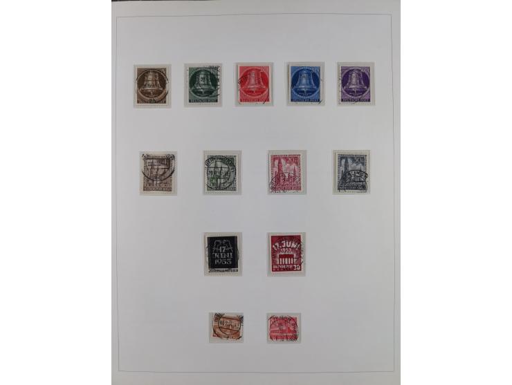 1948/82, in den Hauptnummern kpl. postfrische und zusätzlich gestempelte Sammlung, alle postfrischen Marken bis Mi.-Nr. 74 un