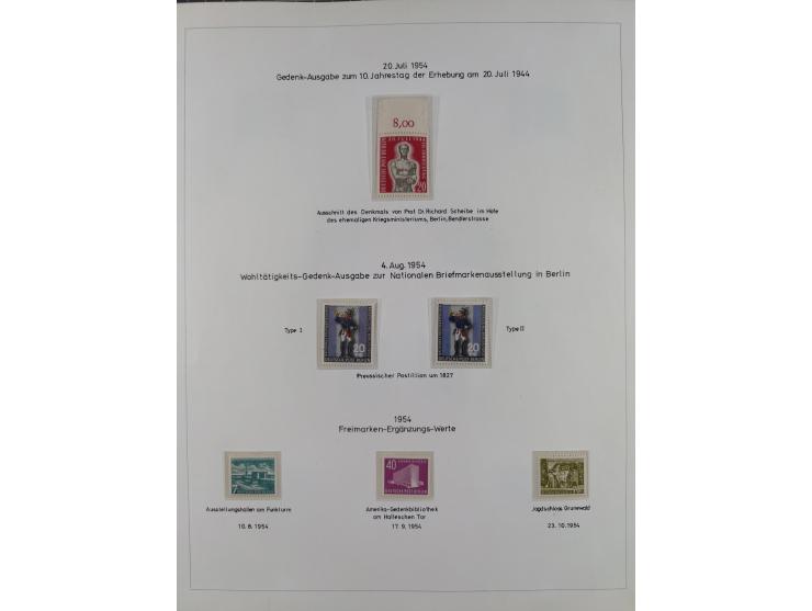 1948/82, in den Hauptnummern kpl. postfrische und zusätzlich gestempelte Sammlung, alle postfrischen Marken bis Mi.-Nr. 74 un