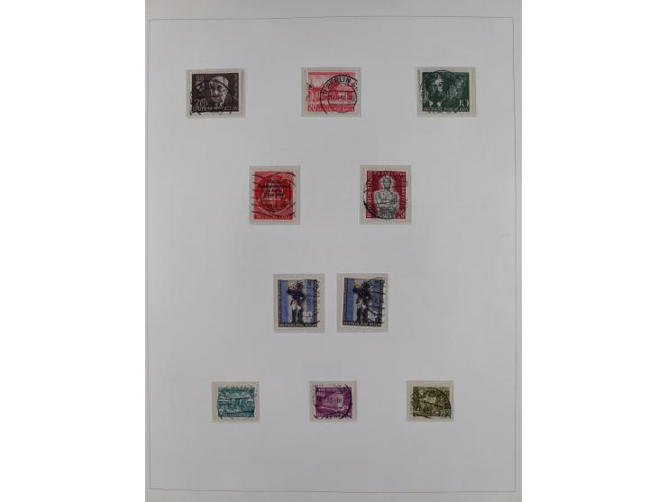 1948/82, in den Hauptnummern kpl. postfrische und zusätzlich gestempelte Sammlung, alle postfrischen Marken bis Mi.-Nr. 74 un