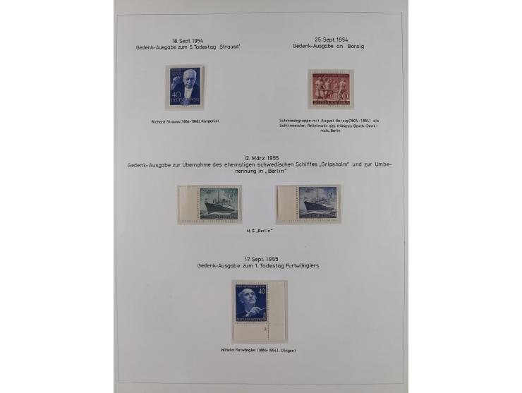 1948/82, in den Hauptnummern kpl. postfrische und zusätzlich gestempelte Sammlung, alle postfrischen Marken bis Mi.-Nr. 74 un