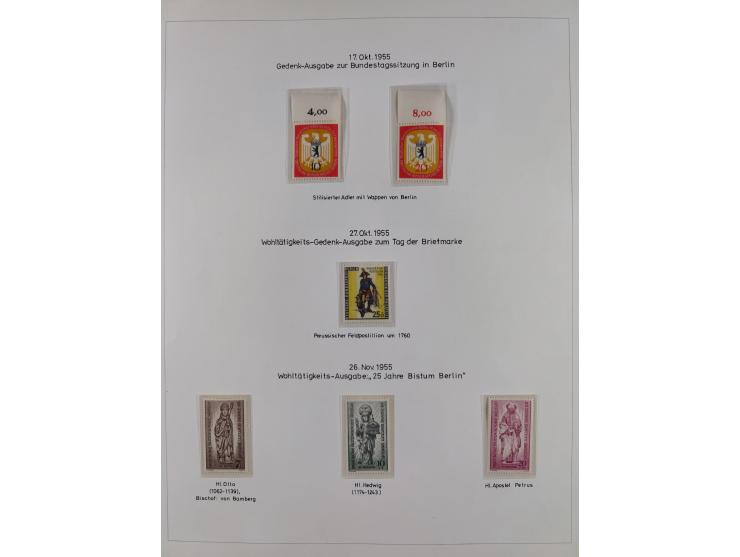 1948/82, in den Hauptnummern kpl. postfrische und zusätzlich gestempelte Sammlung, alle postfrischen Marken bis Mi.-Nr. 74 un