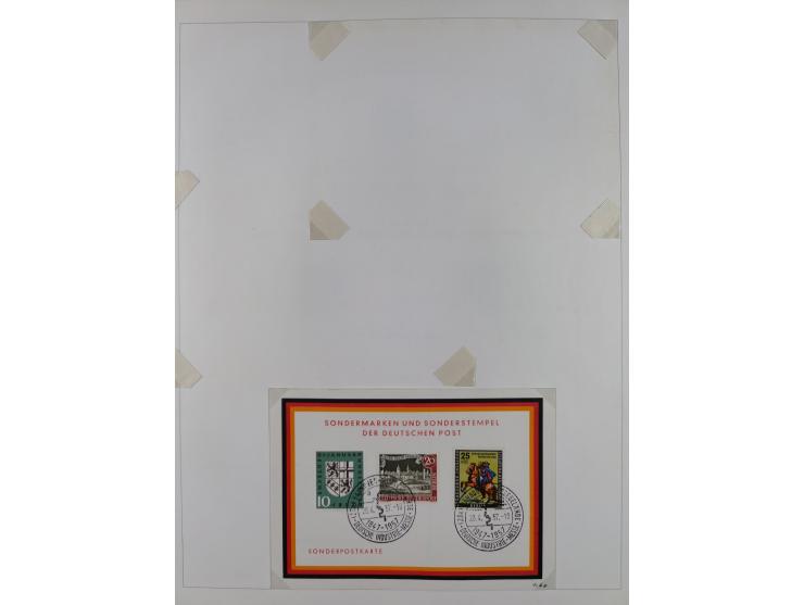 1948/82, in den Hauptnummern kpl. postfrische und zusätzlich gestempelte Sammlung, alle postfrischen Marken bis Mi.-Nr. 74 un