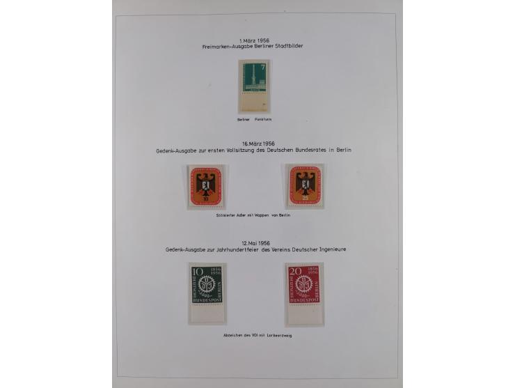 1948/82, in den Hauptnummern kpl. postfrische und zusätzlich gestempelte Sammlung, alle postfrischen Marken bis Mi.-Nr. 74 un