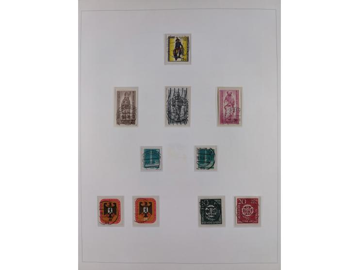 1948/82, in den Hauptnummern kpl. postfrische und zusätzlich gestempelte Sammlung, alle postfrischen Marken bis Mi.-Nr. 74 un