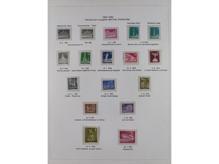 1948/82, in den Hauptnummern kpl. postfrische und zusätzlich gestempelte Sammlung, alle postfrischen Marken bis Mi.-Nr. 74 un