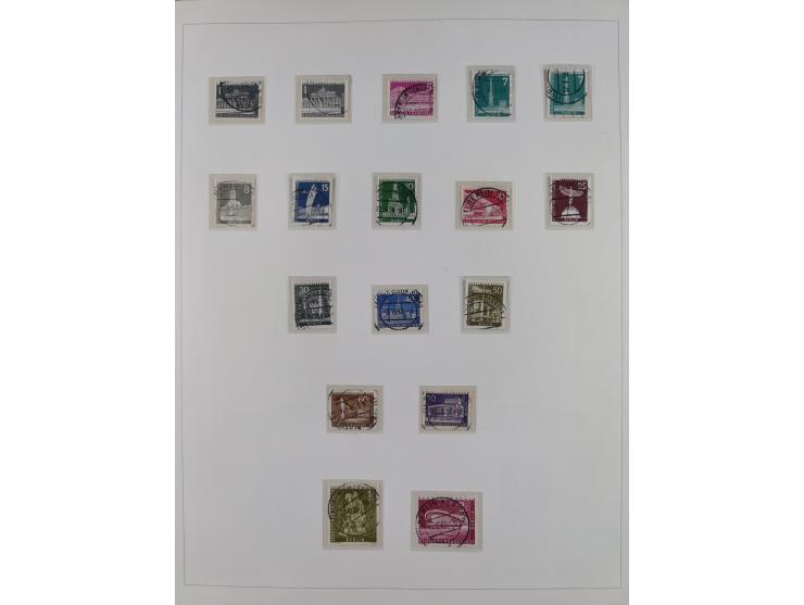 1948/82, in den Hauptnummern kpl. postfrische und zusätzlich gestempelte Sammlung, alle postfrischen Marken bis Mi.-Nr. 74 un