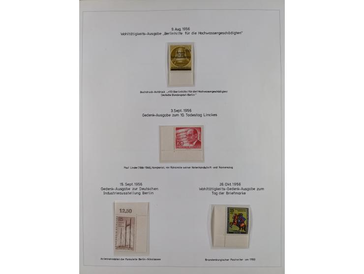 1948/82, in den Hauptnummern kpl. postfrische und zusätzlich gestempelte Sammlung, alle postfrischen Marken bis Mi.-Nr. 74 un