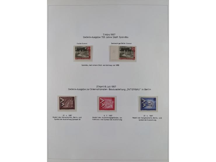 1948/82, in den Hauptnummern kpl. postfrische und zusätzlich gestempelte Sammlung, alle postfrischen Marken bis Mi.-Nr. 74 un