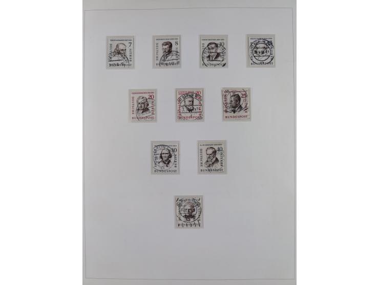 1948/82, in den Hauptnummern kpl. postfrische und zusätzlich gestempelte Sammlung, alle postfrischen Marken bis Mi.-Nr. 74 un