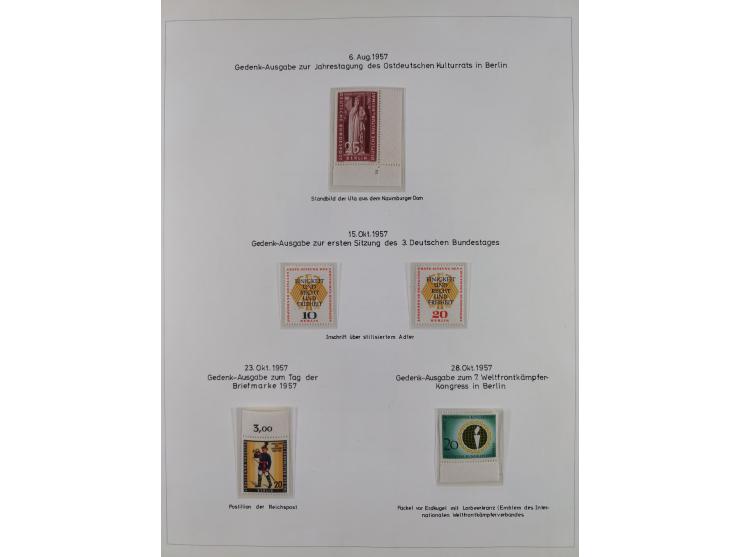 1948/82, in den Hauptnummern kpl. postfrische und zusätzlich gestempelte Sammlung, alle postfrischen Marken bis Mi.-Nr. 74 un