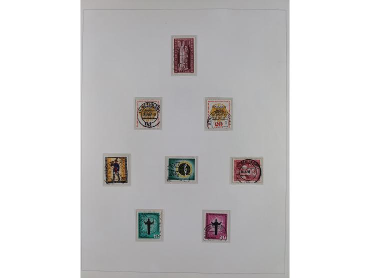 1948/82, in den Hauptnummern kpl. postfrische und zusätzlich gestempelte Sammlung, alle postfrischen Marken bis Mi.-Nr. 74 un