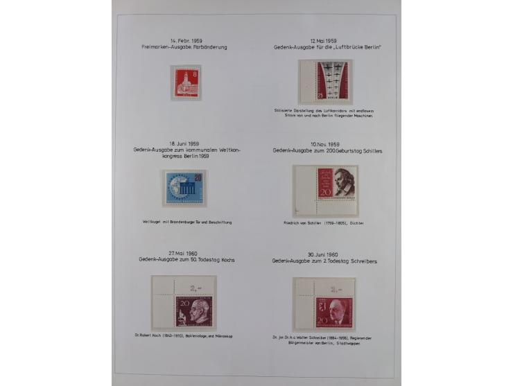 1948/82, in den Hauptnummern kpl. postfrische und zusätzlich gestempelte Sammlung, alle postfrischen Marken bis Mi.-Nr. 74 un