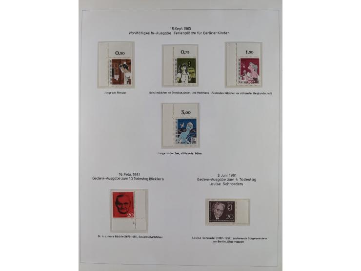 1948/82, in den Hauptnummern kpl. postfrische und zusätzlich gestempelte Sammlung, alle postfrischen Marken bis Mi.-Nr. 74 un