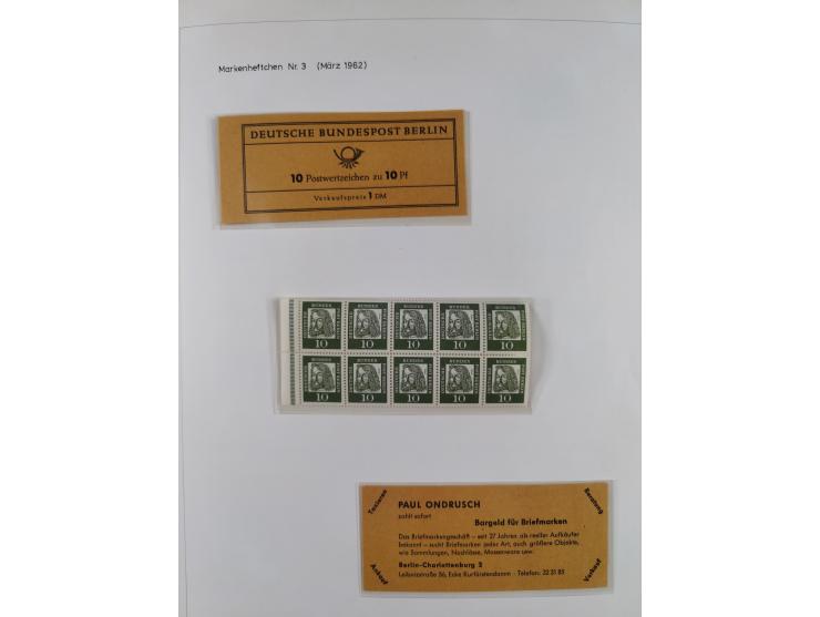 1948/82, in den Hauptnummern kpl. postfrische und zusätzlich gestempelte Sammlung, alle postfrischen Marken bis Mi.-Nr. 74 un