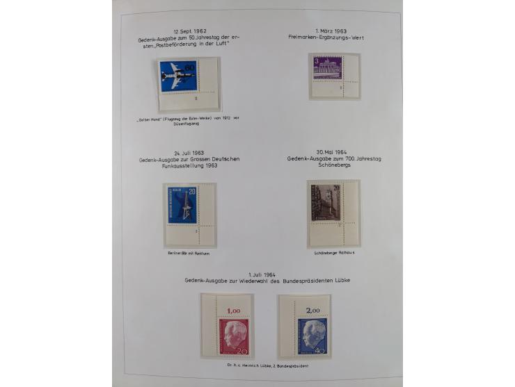 1948/82, in den Hauptnummern kpl. postfrische und zusätzlich gestempelte Sammlung, alle postfrischen Marken bis Mi.-Nr. 74 un