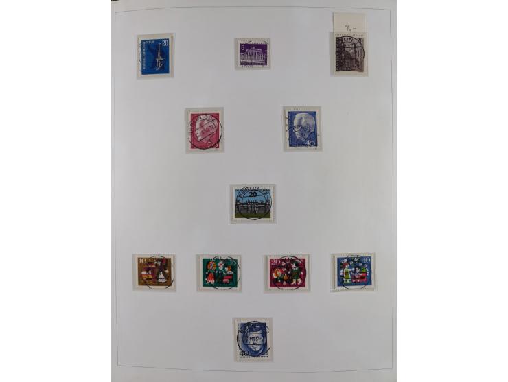 1948/82, in den Hauptnummern kpl. postfrische und zusätzlich gestempelte Sammlung, alle postfrischen Marken bis Mi.-Nr. 74 un