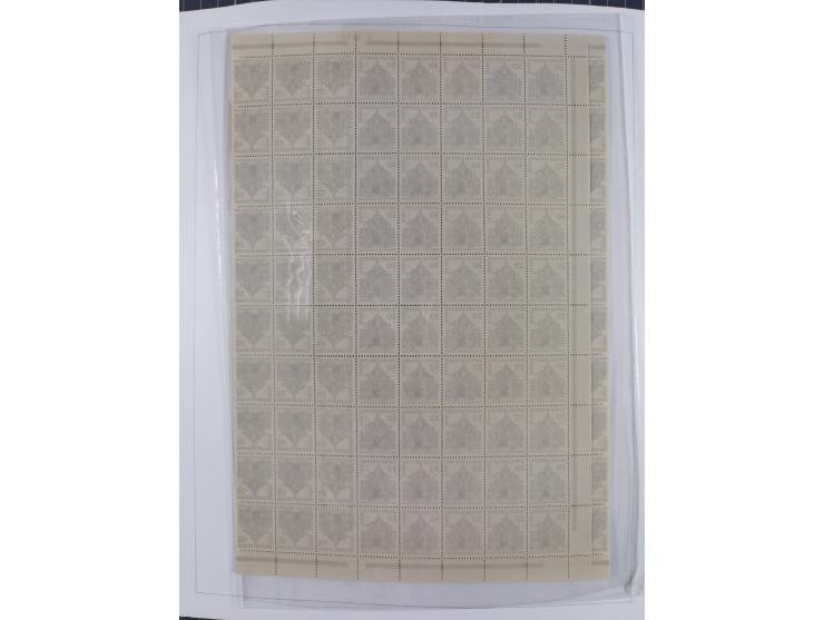 1948/82, in den Hauptnummern kpl. postfrische und zusätzlich gestempelte Sammlung, alle postfrischen Marken bis Mi.-Nr. 74 un