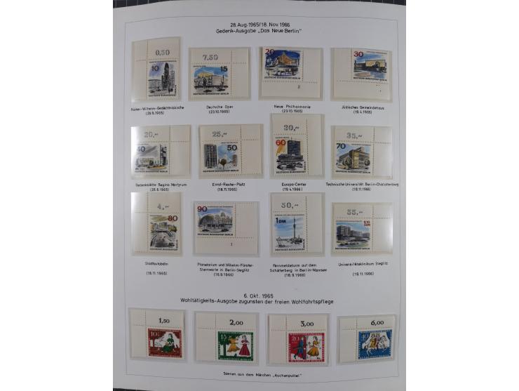 1948/82, in den Hauptnummern kpl. postfrische und zusätzlich gestempelte Sammlung, alle postfrischen Marken bis Mi.-Nr. 74 un