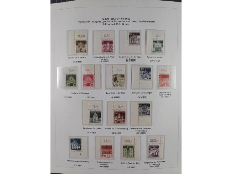 1948/82, in den Hauptnummern kpl. postfrische und zusätzlich gestempelte Sammlung, alle postfrischen Marken bis Mi.-Nr. 74 un