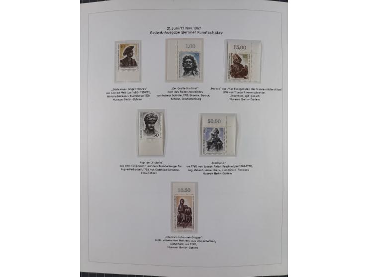 1948/82, in den Hauptnummern kpl. postfrische und zusätzlich gestempelte Sammlung, alle postfrischen Marken bis Mi.-Nr. 74 un