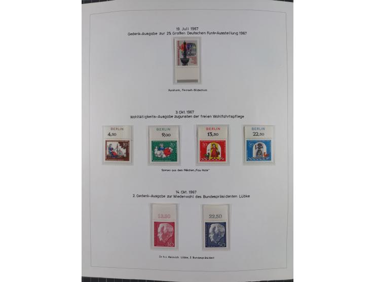 1948/82, in den Hauptnummern kpl. postfrische und zusätzlich gestempelte Sammlung, alle postfrischen Marken bis Mi.-Nr. 74 un