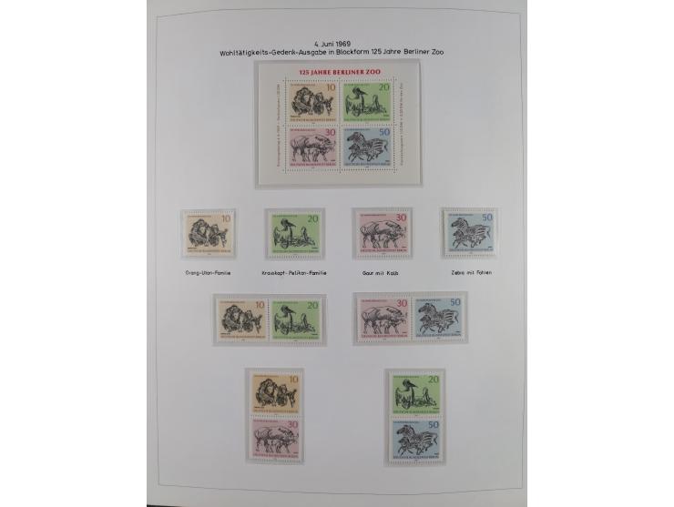 1948/82, in den Hauptnummern kpl. postfrische und zusätzlich gestempelte Sammlung, alle postfrischen Marken bis Mi.-Nr. 74 un