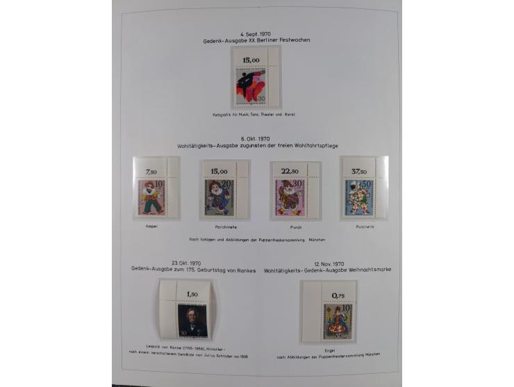 1948/82, in den Hauptnummern kpl. postfrische und zusätzlich gestempelte Sammlung, alle postfrischen Marken bis Mi.-Nr. 74 un