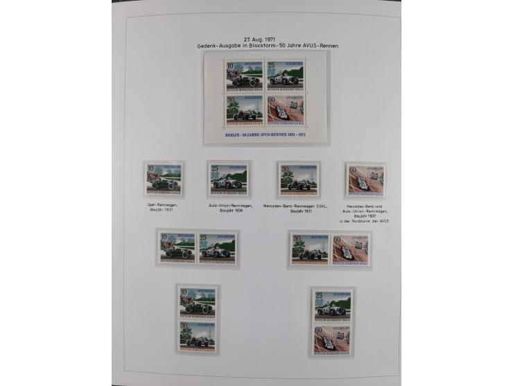 1948/82, in den Hauptnummern kpl. postfrische und zusätzlich gestempelte Sammlung, alle postfrischen Marken bis Mi.-Nr. 74 un