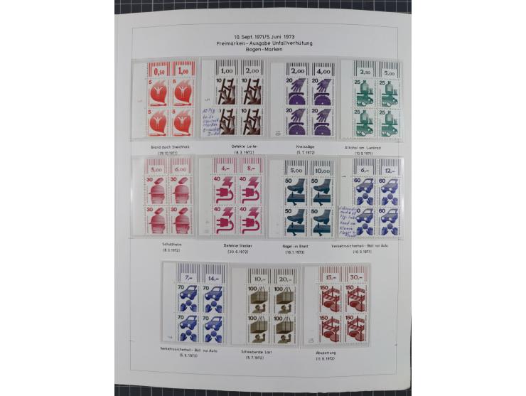 1948/82, in den Hauptnummern kpl. postfrische und zusätzlich gestempelte Sammlung, alle postfrischen Marken bis Mi.-Nr. 74 un