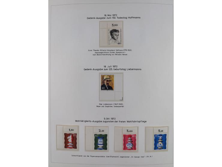 1948/82, in den Hauptnummern kpl. postfrische und zusätzlich gestempelte Sammlung, alle postfrischen Marken bis Mi.-Nr. 74 un