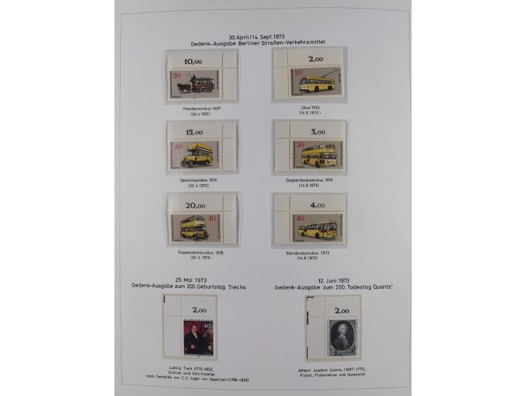 1948/82, in den Hauptnummern kpl. postfrische und zusätzlich gestempelte Sammlung, alle postfrischen Marken bis Mi.-Nr. 74 un