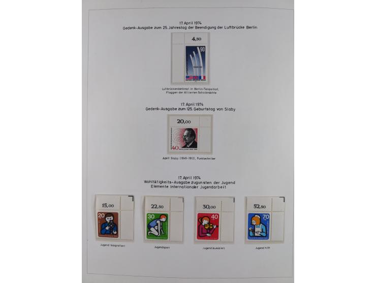 1948/82, in den Hauptnummern kpl. postfrische und zusätzlich gestempelte Sammlung, alle postfrischen Marken bis Mi.-Nr. 74 un