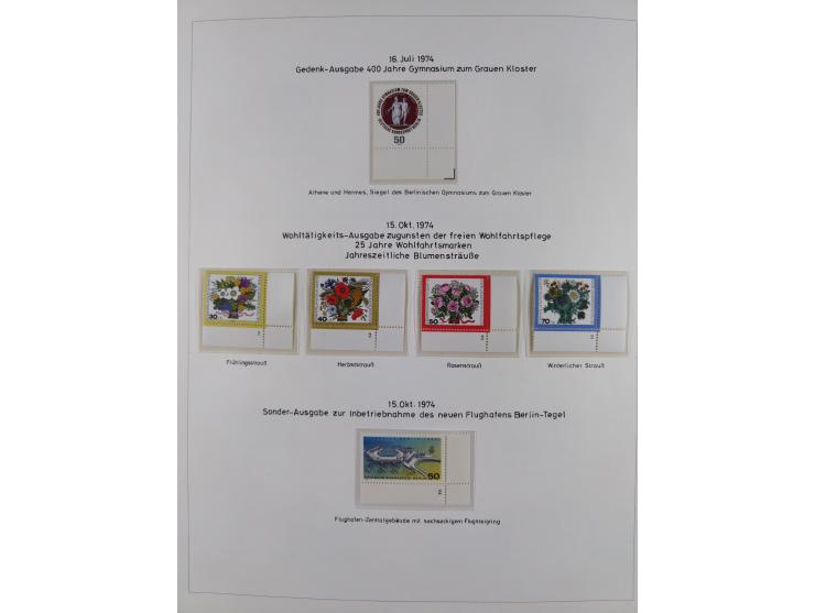 1948/82, in den Hauptnummern kpl. postfrische und zusätzlich gestempelte Sammlung, alle postfrischen Marken bis Mi.-Nr. 74 un