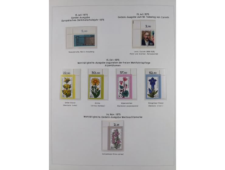 1948/82, in den Hauptnummern kpl. postfrische und zusätzlich gestempelte Sammlung, alle postfrischen Marken bis Mi.-Nr. 74 un