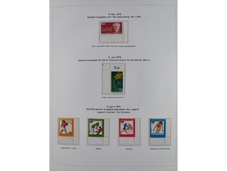 1948/82, in den Hauptnummern kpl. postfrische und zusätzlich gestempelte Sammlung, alle postfrischen Marken bis Mi.-Nr. 74 un